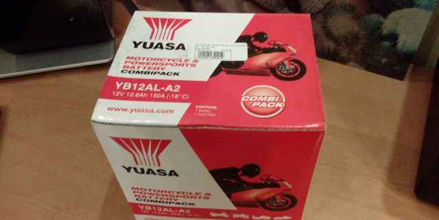 Новый аккумулятор yuasa YB12AL-А2 Новый аккумулятор yuasa YB12AL-А2